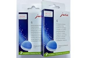 Jura Cleaning Tablets For All Capresso Espresso Machine and Automatic Coffee Centers, 12-Count