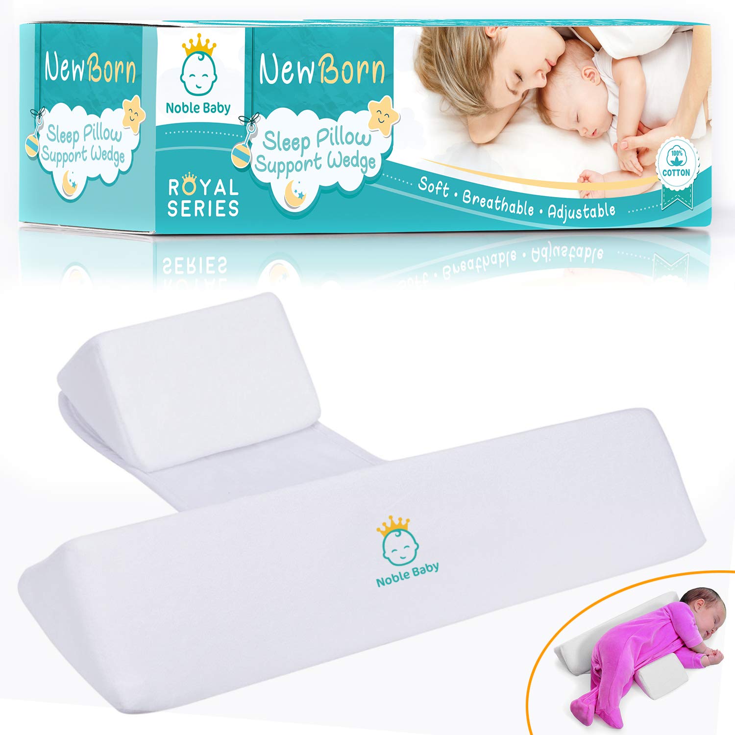 infant sleep pillow support wedge
