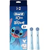 Oral-B iO Kids Disney Stitch Electric Toothbrush for Kids Ages 6+ - Soft on Teeth and Wobbly Gums for Cleaner Teeth, 2-Pack