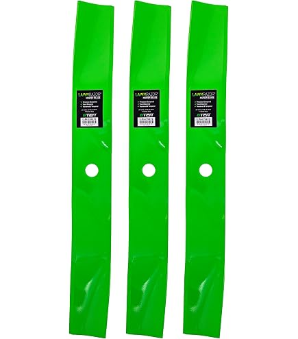 8TEN LawnRAZOR Blades For Exmark Lazer Z – 72″ Deck – Notched High Lift – 3 Pack (103-6404)