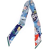 Mulberry silk Scarf hair ribbons for hair handbag scarf Tie Bundle Scarf Neckerchief Head Scarf for women 2"*35"