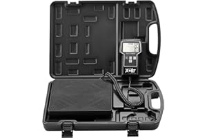 PB MOTOR TECH BMT PB Motor Tech 110LBS Digital Refrigerant Charging Scale with Ultra Large LCD Screen & Portable Case, High Precision HVAC Freon Scale for Weighing Recovery Tanks