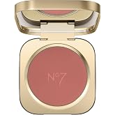 No7 Pro Artist Luxe Powder Blush, Rose, 5g | Buildable &amp; Silky Cheek Color, Natural-Looking Glow, Lightweight, Long Wear, Soft-Focus Finish