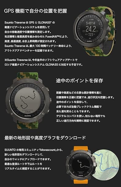Amazon Co Jp Suunto スント トラバース アルファ スポーツ アウトドア