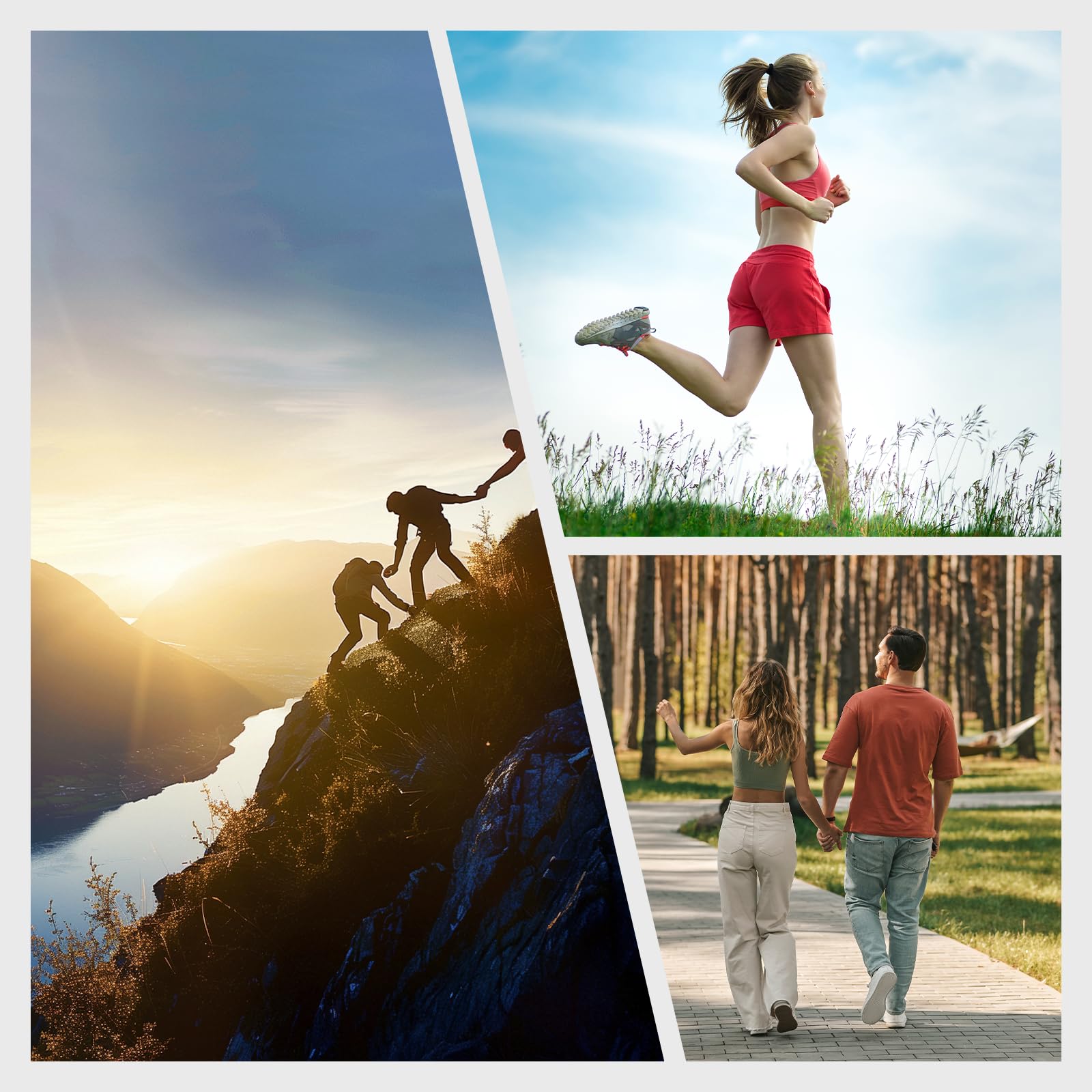 4D Cloud Insoles for Men and Women Memory Foam Cloud Insoles Super Soft Anti-Fatigue, Shock Absorption, Relieve Foot Pain, (Black, Men: US 7-11)