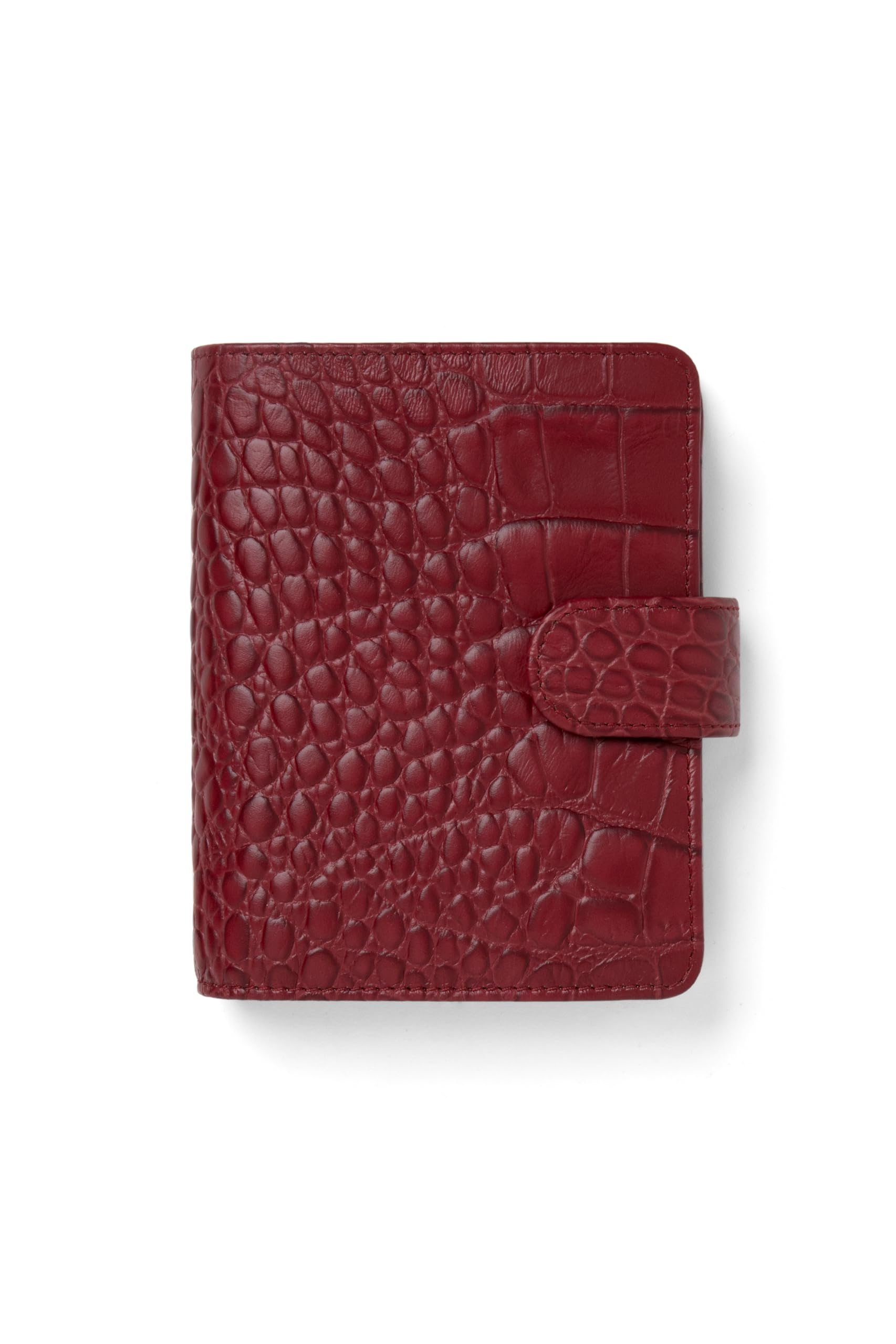Filofax Pocket Classic Croc organiser - Cherry — image 1