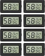EEEKit 8 Pack Digital Thermometer Hygrometer Indoor Temperature Humidity Monitor