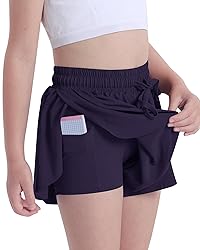 KEREDA Girls Flowy Shorts,Butterfly Shorts for Teen