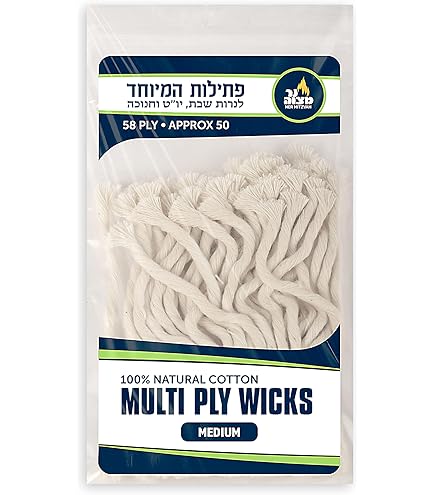 BENECREAT 54.68 Yards Round Cotton Replacement Wick, 2mm