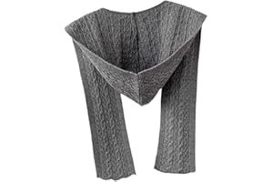 Scarf with Hood Soft Neck Ear Warmer Knitted Scarf for Women Men Walking Outdoor