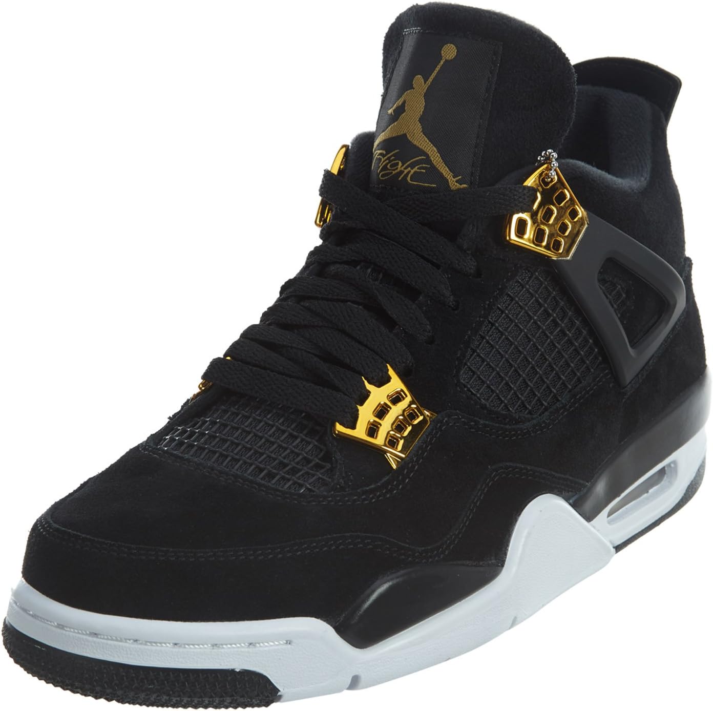 jordan 4 retro black and gold