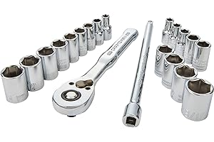 CRAFTSMAN Mechanics Tool Set, 1/4 Inch Drive, 20 Piece (CMMT12108)