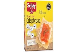 SCHÄR Schar - Crispbread - Certified Gluten Free - No GMO's, Lactose, Fat, Cholesterol, Wheat or Preservatives - (5.3 oz)