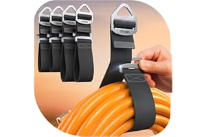 CHFEILA Stocking Stuffers for Men 2025, One Hand Operate [1s Tighten by Gravity] Extension Cord Holder Organizer, Hose Rope Storage Straps, Garage Organization Gadgets Tools, Christmas Gifts for Adults