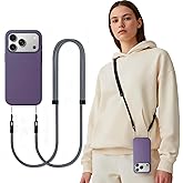 iBestgol Phone Lanyard Crossbody Compatible with iPhone 17/Air/Pro/Max Phone Cases & Most Phone Cases, Adjustable Anti-Theft Neck Holder for Women & Men(Case Not Included)