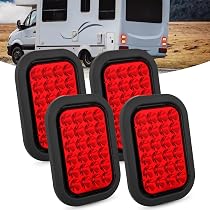 2-Pack 5x3 Trailer Tail Light Mounting Brackets – Powder Coated Steel, TRUE MODS