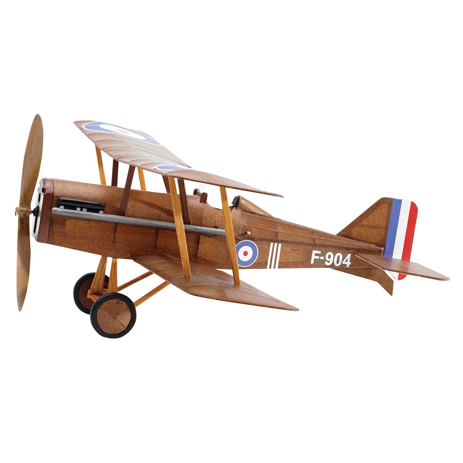 F&G Supplies Vintage Model Co RAF SE5a WWI Biplane Rubber-Powered Balsa Wood Aircraft Kit that really flies!