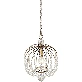 Voliere 1 Light Crystal Pendant - Havana Gold
