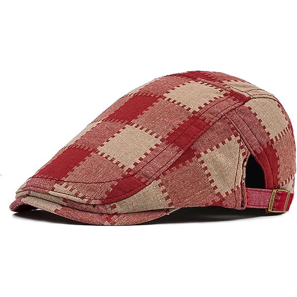 Kangol Meltdown 507 Hat - Beige/Electric Kumquat/S Ivy Caps & Flat