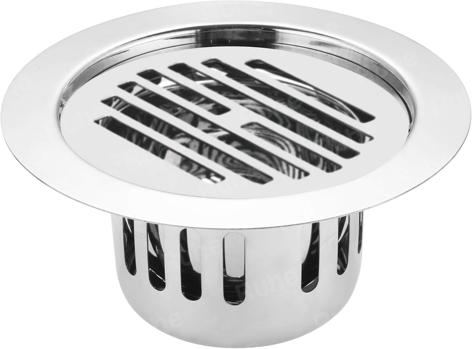 Ruhe 304 Grade Stainless Steel Classic Round Flat Cut Cockroach Drain