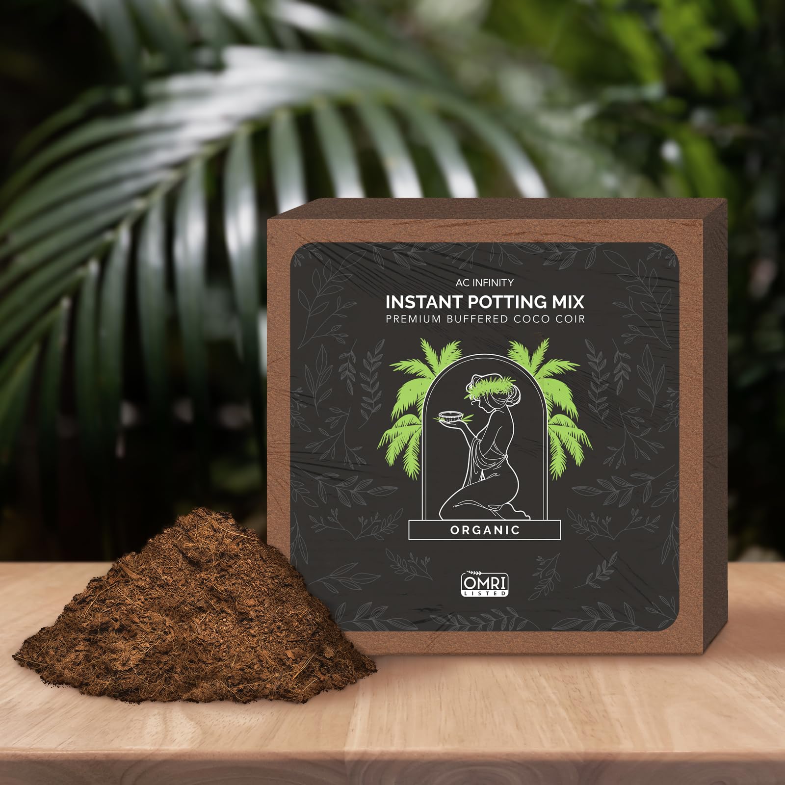 Mua AC Infinity Instant Potting Mix, 2 lb. Premium Buffered Coco Coir ...
