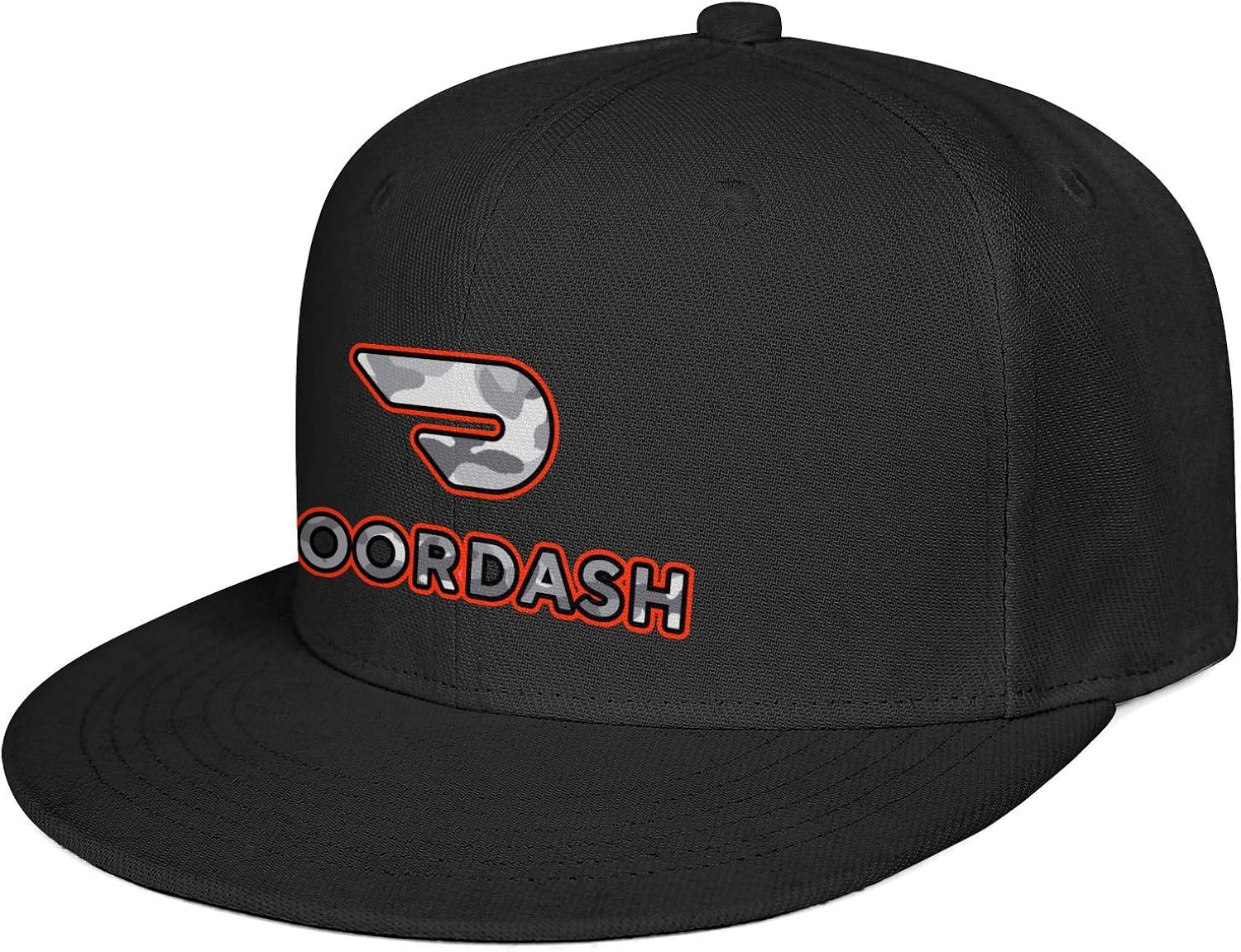 Men Stylish Snapback Doordash-3D-effect-American-flag-logo- Dad Best Vintage Caps Personalized Womens Hats
