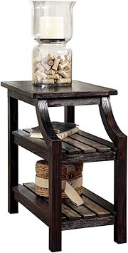 Signature Design by Ashley – Mestler rustikaler Beistelltisch für Stuhl