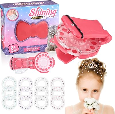LJAPPLIED Hair Bedazzler Kit Girls Kids Hair Gems Stamper Glam Styling Tool 180