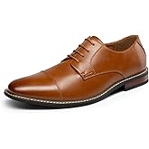 Bruno Marc Men's Prince Classic Modern Formal Oxford Lace Up Dress Shoes