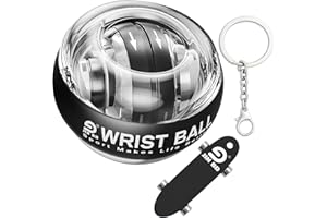 JIN BD Wrist Training Ball, self-Starting gyro Forearm Exerciser Power Ball and Finger Slide Combination Pack for strengthening arms, Fingers, Bones and Muscles.