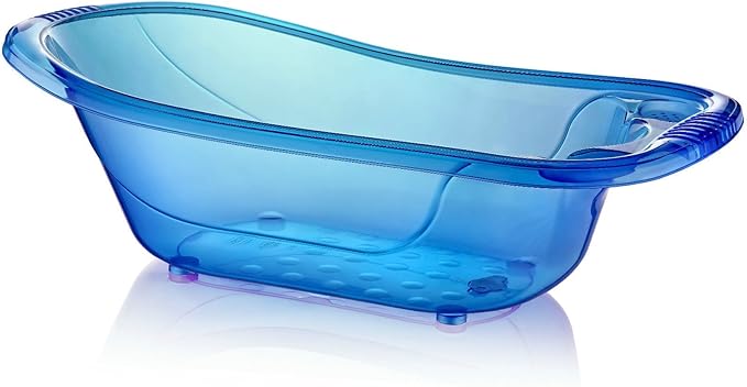 Large 50 Litre Aqua BLUE Clear / Transparent Baby Bath Tub: Amazon.co