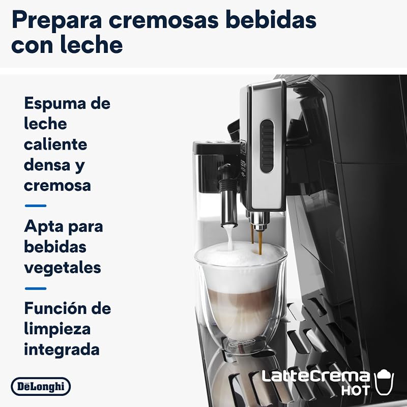 Eletta Cappuccino, Máquina de café automática, expresso, Cafeteira, ECAM46.860.B, Preto