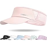 YANIKY Kids Sun Visor Hats for Girls Boys Lightweight UPF50+ Packable Sun Hat for Running Golf Outdoor Sports