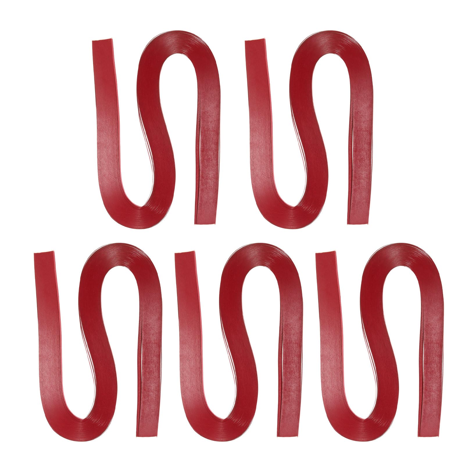 PATIKIL 600pcs Quilling Strips Paper 1/8"(3mm) 54cm Origami Paper Quilling Strip for Art DIY Hand Craft Christmas, Wine Red