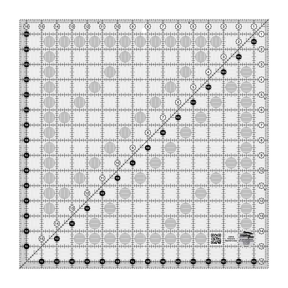 Creative Grids Quilting Ruler 42cm Square (CGR16)