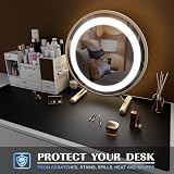 K KNODEL Desk Pad 60x35 cm PU Leather Waterproof Dual-Sided Black view 6