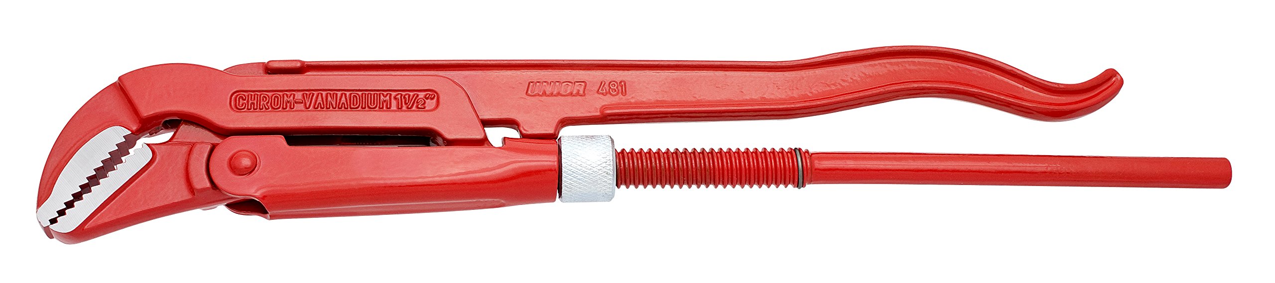 Unior 481/6 Pipe Wrench 45 Degree 3 Inch