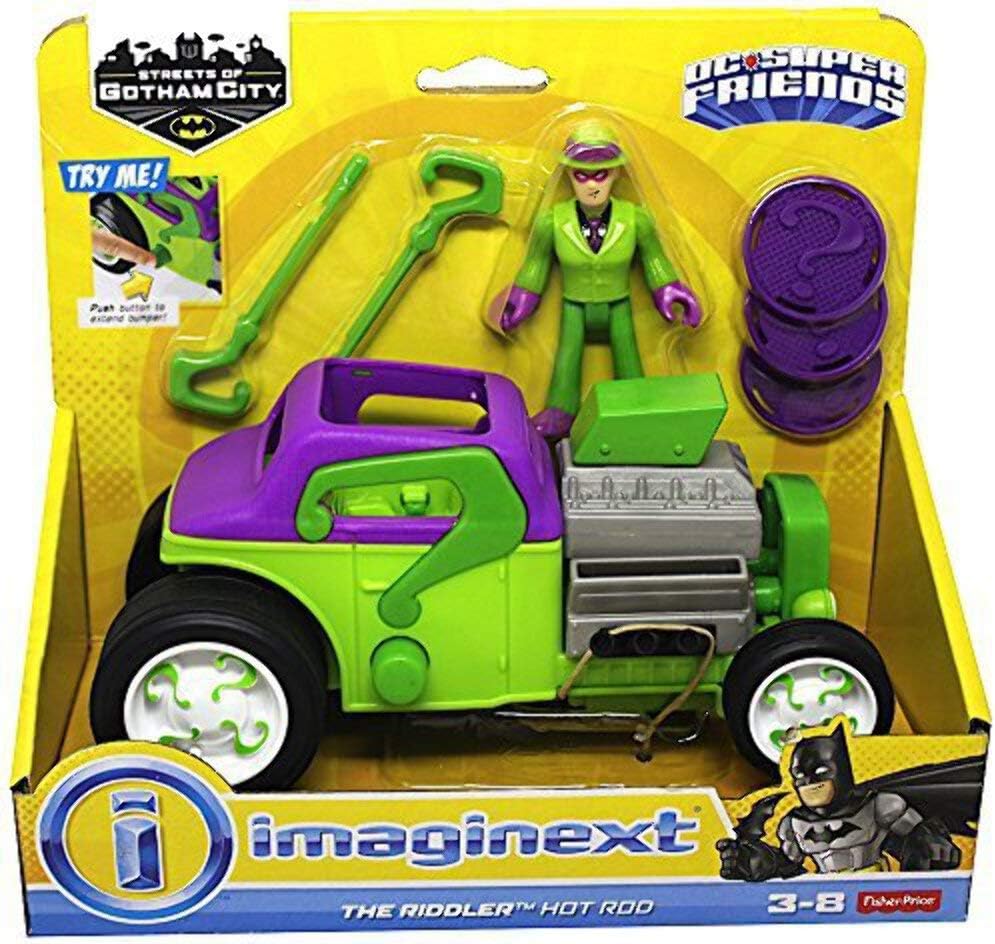 imaginext riddler hot rod
