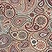 Ottomanson Machine Washable Paisley Design Non-Slip Rubberback 8x10 Traditional Area Rug for Living Room, Bedroom, Kitchen, 7'10