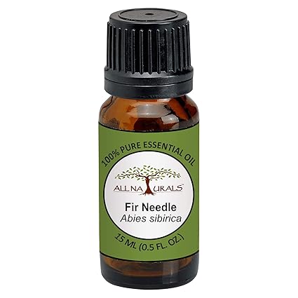 ALL NATURALS Fir Needle Essential Oil 100% Pure for Aromatherapy, Romance, Sleep & Wrinkles(15ML)
