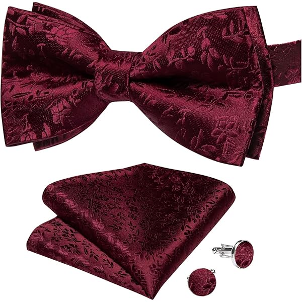maroon bow tie amazon