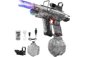 HONEASORT 2025 Upgraded Electric Water Gun for Adults - 800ml Large Capacity, 40 FT Long Range, Automatic Water Suction, 40 Mins Continuous Shooting, Perfect for Outdoor Battles, Parties & Summer Fun
