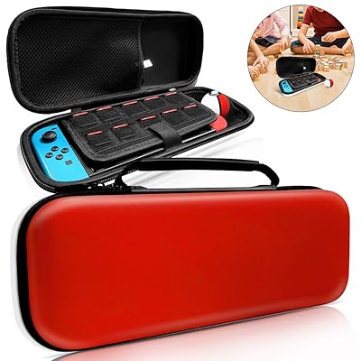 Buy Nintendo Switch Case 10 Game Slots And Fits Pokeball Plus Full Protective Pokeball Switch Carrying Case Pokemon Travel Carry Pouch With Handle For Nintendo Switch Joy Con Accessories Red White Online In Kuwait B07mkj2gqm