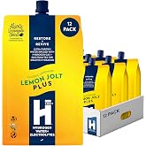 HTWO Plus Hydrogen Water with Electrolytes, Lemonade, 16.9 oz 12-Pack | Electrolyte Hydration Packets, Low Sugar, Energy Sports Drink, Performance &amp; Recovery Support, No Prep, 15 ppm