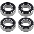 SING F LTD 4PCS 163110-2RS Deep Groove Ball Bearings Double Rubber Seal Bearings Carbon Steel for Bike Rear Hub Industrial Equipment 16x31x10mm