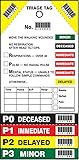 Accuform 50 Triage Tags with Perforations to The