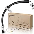 A-Premium Power Steering Pressure Hose Line Assembly Compatible with Nissan Altima 2007-2012, 2.5L, Pump To Rack, with O-ring & Bushing & Washer, Replace 49720JA000