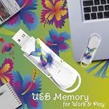 Integral 128GB XPression USB 3.2 Drive Hummingbird Design - Vibrant Memory Stick view 7