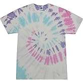 Colortone Short Sleeve Tie Dye T-Shirts for Boys and Girls - Tie Dye T Shirts for Little Kids & Big Kids