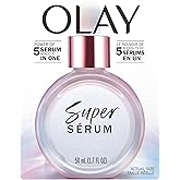 Olay Super Serum with Niacinamide, Vitamin C, Collagen Peptide, AHA, and Vitamin E, 50 mL
